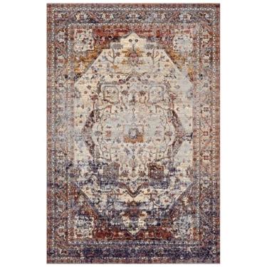 Imagem de Tapetes estilo retrô para quarto, sala de estar, área grande, decoração, antiderrapante, lavável, tapete para sala de estar, tapete macio para casa (200x300 cm/E)