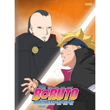 Imagem de Caderno Brochura 1/1 Costurado Animativa, 80 folhas, Capa Dura, Boruto D