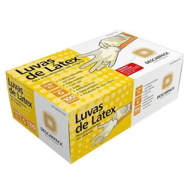 Imagem de Luva Látex Procedimento Não Cirúrgico Com Pó Caixa Com 100 UND Descarp