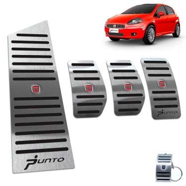 Imagem de Pedaleira Manual + Descanso Fiat Punto 2007 A 2012 Preto