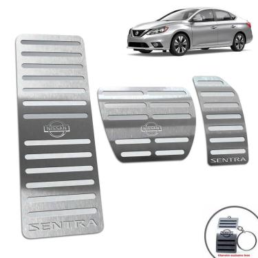 Imagem de Descanso + Pedaleira Nissan Sentra 2017 a 2020 Prata