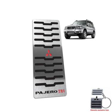 Imagem de Descanso De Pé Inox Mitsubishi Pajero TR4 2010 A 2015 Preto