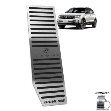 Imagem de Descanso de Pé T-Cross Highline Gravação em Preto