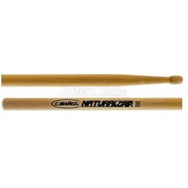 Imagem de Baqueta C. Ibañez Premium Series NaturalGrip 7ANG Padrão 7A Punho em Madeira Natural Antiderrapante