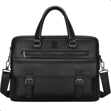 Imagem de Bolsa Pasta Notebook Maleta Executiva Social Masculina Feminina Com Al