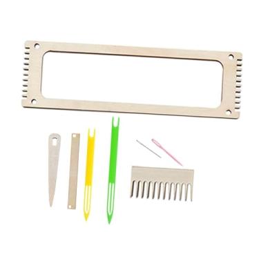 Imagem de Colaxi Kits de teares, ferramentas de tricô manual, fáceis de transportar, artesanato, máquina de tear portátil multiuso, faça você mesmo, artesanato para