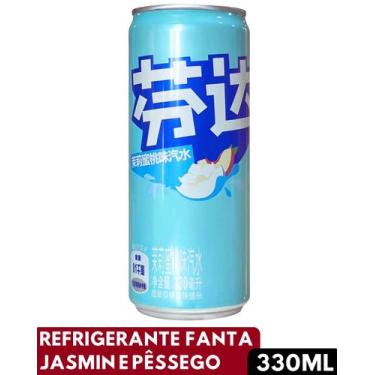Imagem de Refrigerante fanta jasmin e pêssego 330ml importado