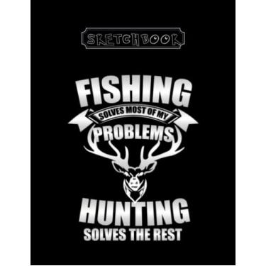 Imagem de Sketchbook: Fishing Dad Large Size 8inx11in A Perfect Gift For Kids