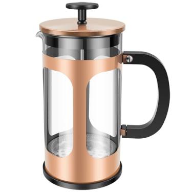Imagem de Cafeteira francesa prensa de café com isolamento de aço inoxidável, sistema de filtragem de 3 níveis, prensa francesa para amantes de café e escritório em casa
