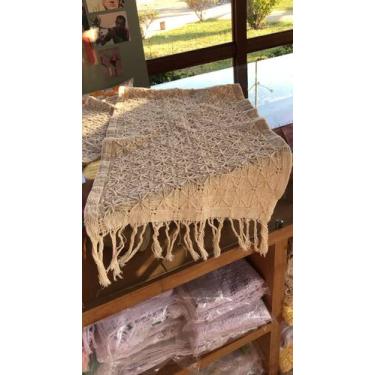 Imagem de Caminho de mesa de 15 m x045cm - Em tecido de algodão.