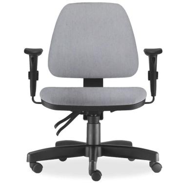 Imagem de Cadeira de Escritório Giratória Executiva Ergonômica Sky L02 Linho Cinza - Lyam Decor