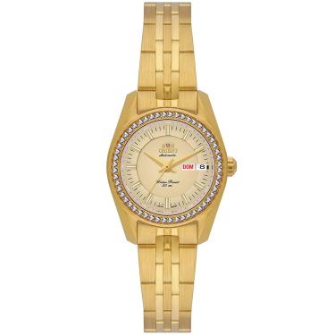 Imagem de Relógio Orient Feminino Ref: Nh6gg006 C1kx Dourado Automático