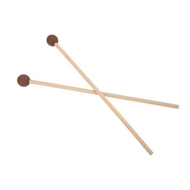 Imagem de Mingzhe XILOFONE MALLETS CABEÇA DE BORRACHA MARIMBA STICK MAPLE HANDLE INSTRUMENTOS DE PERCUSSÃO DURÁVEIS (Marrom)