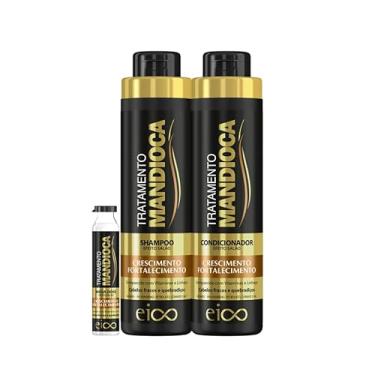 Imagem de Eico Mandioca Shampoo E Condicionador 800ml + Megadose 45ml