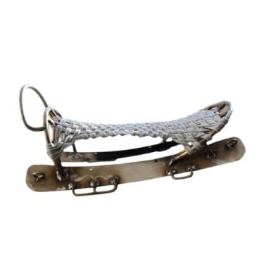 Imagem de oshhni Sela de cavalo, acessório para passeios, sela de turismo, estável, tradicional, resistente, metal, fácil de instalar, equipamento equestre, estrutura