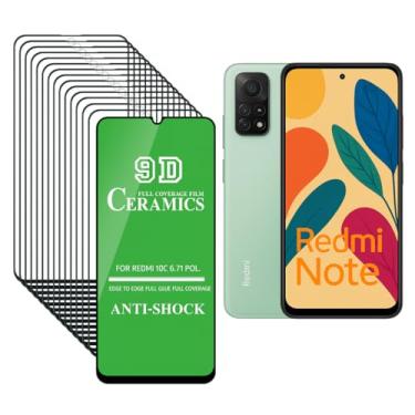 Imagem de 25 Películas de Cerâmica 9D todos modelos Redmi: 13 13s 12 12s 11 11s 10 10s 9 8 Pro 5G Note (A2 / A2 Plus)