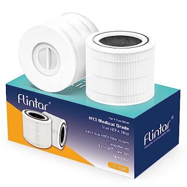 Imagem de Flintar Filtros de substituição Core 300 True HEPA, compatível com LEVOIT Core 300, purificador de ar Core 300S VortexAir, substituição de filtro HEPA verdadeiro grau H13 3 em 1, Core 300-RF, pacote