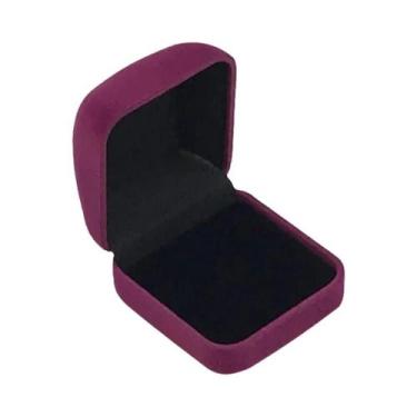 Imagem de Caixa Organizadora para Jóias - Azul, Vermelho e Preto, Rosa Vermelha 