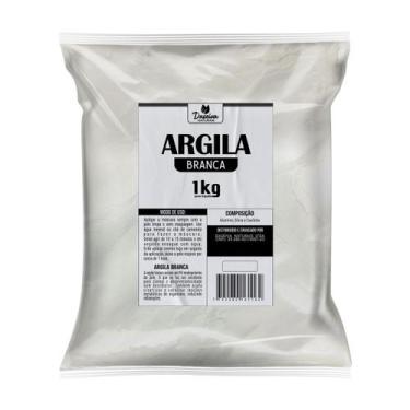 Imagem de Argila Branca 1KG para skin care Máscara facial - Daseiva