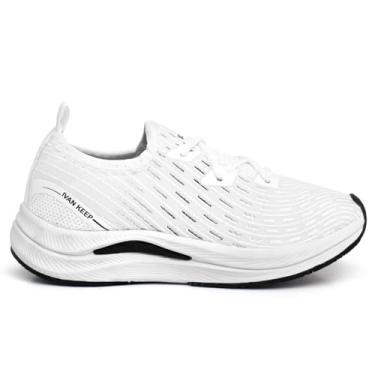 Imagem de Tênis Feminino Corrida Caminhada Treino Academia Confortavel Macio (Branco, BR, Adulto, Numérico, 37)