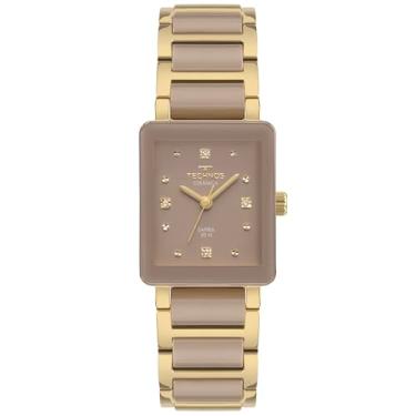 Imagem de Relógio Technos Feminino Ceramic/saphire Dourado - 2035NCQ/2N