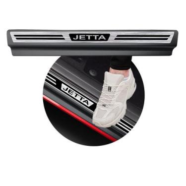 Imagem de Jogo Soleira Premium Elegance Vw Jetta 2019 - 4 Portas ( Vinil + Resin