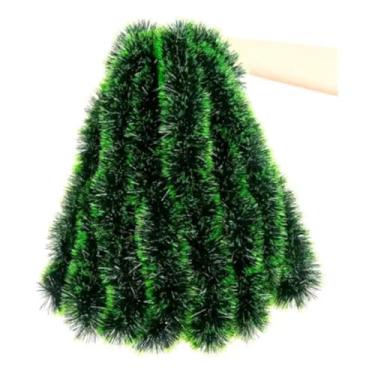 Imagem de Genérico Festão Natalino Clássico, Verde, Plástico, 1,40 Metros, Decorativo com Bolas Brilhantes, Artificial, Circular