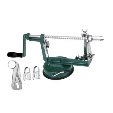 Imagem de IEUDNS Descascador de Maçãs Manual com Manivela E Base de Sucção Potente para Frutas, Legumes E Batatas.