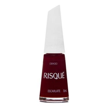 Imagem de Esmalte Risqué Cremoso Escarlate 8ml