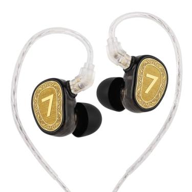 Imagem de HIFIXAUDIO Monitor intra-auricular Elua Ultra de 7 Hz, fones de ouvido dinâmicos LCP de 10 mm – Jogo com fio HiFi IEM com cabo de cobre removível de 0,78 mm 2 pinos de alta pureza livre de oxigênio