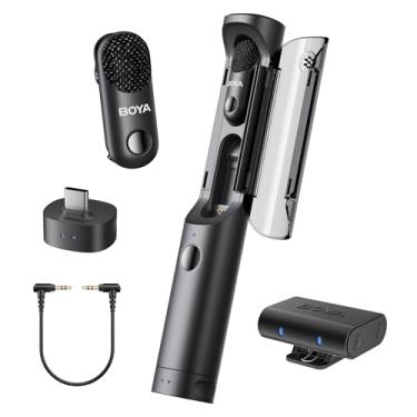 Imagem de Microfone de lapela sem fio Boya Magic-03 Áudio Profissional para Celular, Câmera e PC | Ideal para Gravações, Entrevistas, Podcasts e Vídeos no YouTube