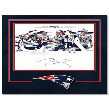 Imagem de WHZKCYH Pôster Rugby Patriots Team Champions para fãs crianças festa de aniversário Gitfs-Tom Brady-Drake Maye pôsteres-impressão em tela para decoração de quarto de menino futebol americano