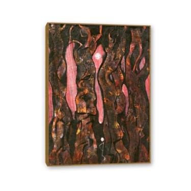 Imagem de Pôster Max Ernst Reproduções Florestais de Pinturas Famosas Surrealismo Arte de Parede Tela Max Ernst Decoração de Parede para Presentes de Sala de Estar 100 x 70 cm Emoldurado