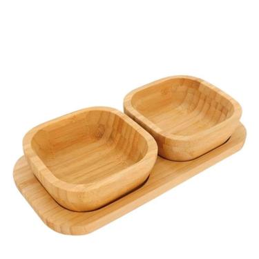 Imagem de Jogo De Petisqueira Com Base Em Bambu Ecokitchen Ecológica