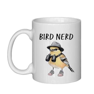 Imagem de BitKan Canecas de café divertidas com tema de pássaros para mulheres e homens - canecas de café nerd de pássaros novidade, presentes de observação de pássaros, presentes de aquecimento de casa