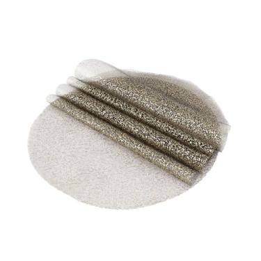 Imagem de Jogo americano redondo, jogo americano de outono, decorações de mesa de centro de mesa, tapetes de Natal descartáveis, decorações de festa preto e dourado, jogo americano de alumínio redondo para