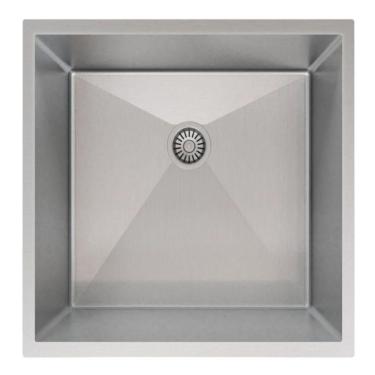 Imagem de Kit Cuba 40X40 Aço Inox C/ Escorredor 42,00 Cm