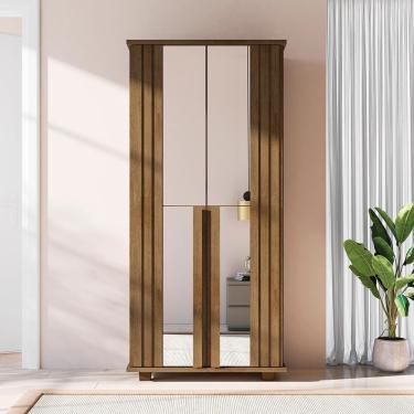 Imagem de Sapateira Com Espelho Lausanne Cinamomo