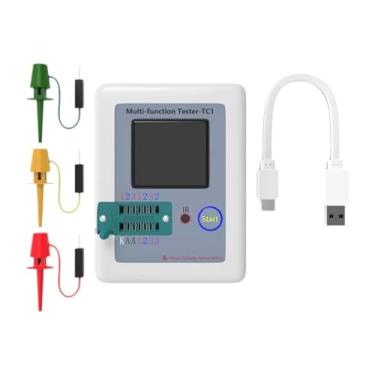 Imagem de predolo LCR TC1 Multímetro com display LCD de 1,8 polegadas Testador de transistor Diodo Triodo Capacitor Resistor Medidor de teste