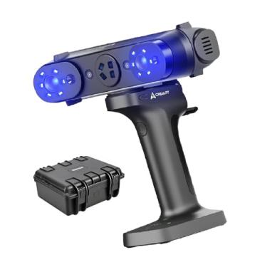 Imagem de Creality Scanner 3D Sermoon S1 e Scan Bridge Digitalização sem fio | Laser azul de alta precisão de 0,02 mm e luz estruturada | Até 4,6 M medições/s | Mapeamento de textura de cor | Uso interno e
