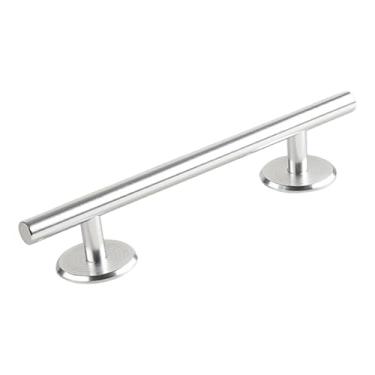 Imagem de menolana Trilhos redondos para skate de dedo, lembrancinha de festa, brinquedo, deck/rampa, ótimo complemento para presentes, acessórios para parques, corrimão, Prata 20 Cm