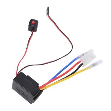 Imagem de SPYMINNPOO Controlador de Velocidade Eletrônico ESC Escovado RC 60A para Carros Em Escala 1/10, Caixa ABS Com 3A BEC 6V, Compatível Com Baterias LiPo 2-3S, Ideal para Crawlers Rock Racers e Curtos
