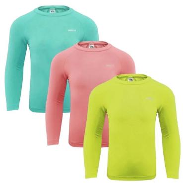 Imagem de Kit 3 Camisas Térmicas Selene Proteção UV50+ Infantil
