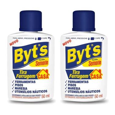 Imagem de 2 Uni Semorin Tira Ferrugem Pisos Maresia Utensílios Byt'S - Byts Semo