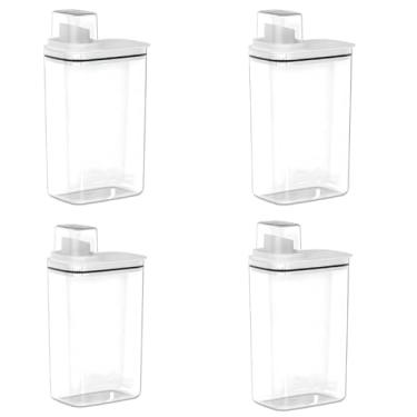 Imagem de Kit 4 Dispenser 2,3L Para Sabão E Amaciante Ou Branco