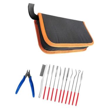 Imagem de RNXRZANK Conjunto de Limas Diamantadas Sortidas com 13 Peças: Lima de Agulha, Ferramenta de Precisão para Limar, Cortador Rente, Escova de Arame para Metal, Ma