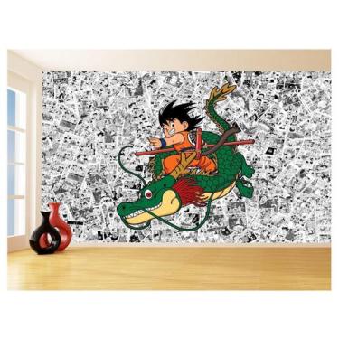 Imagem de Papel De Parede Dragon Ball Goku Página Manga 3,5M Dbz519 - Você Decor
