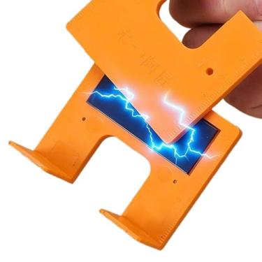 Imagem de Gabarito De Instalação Para Portas De Armário,Grampos Auxiliares Magnéticos Precisos - Ferramenta de Ajuste de Dobradiças | para Casa Garagem Estrutura Painel Gaveta Instalação Montagem Perfuração