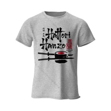 Imagem de Camiseta Gráfica Oversized Hattori Hanzo Ninja Samurai Para Homens, 10