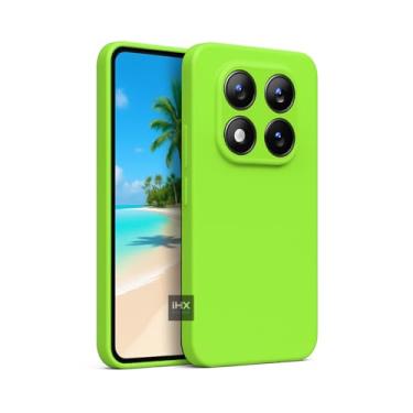 Imagem de Capa Capinha Case Compatível Xiaomi Poco X7 Silicone Aveludada Anti Impacto Reforçada Emborrachado Com Proteção De Câmera Premium (VERDE LIMÃO)